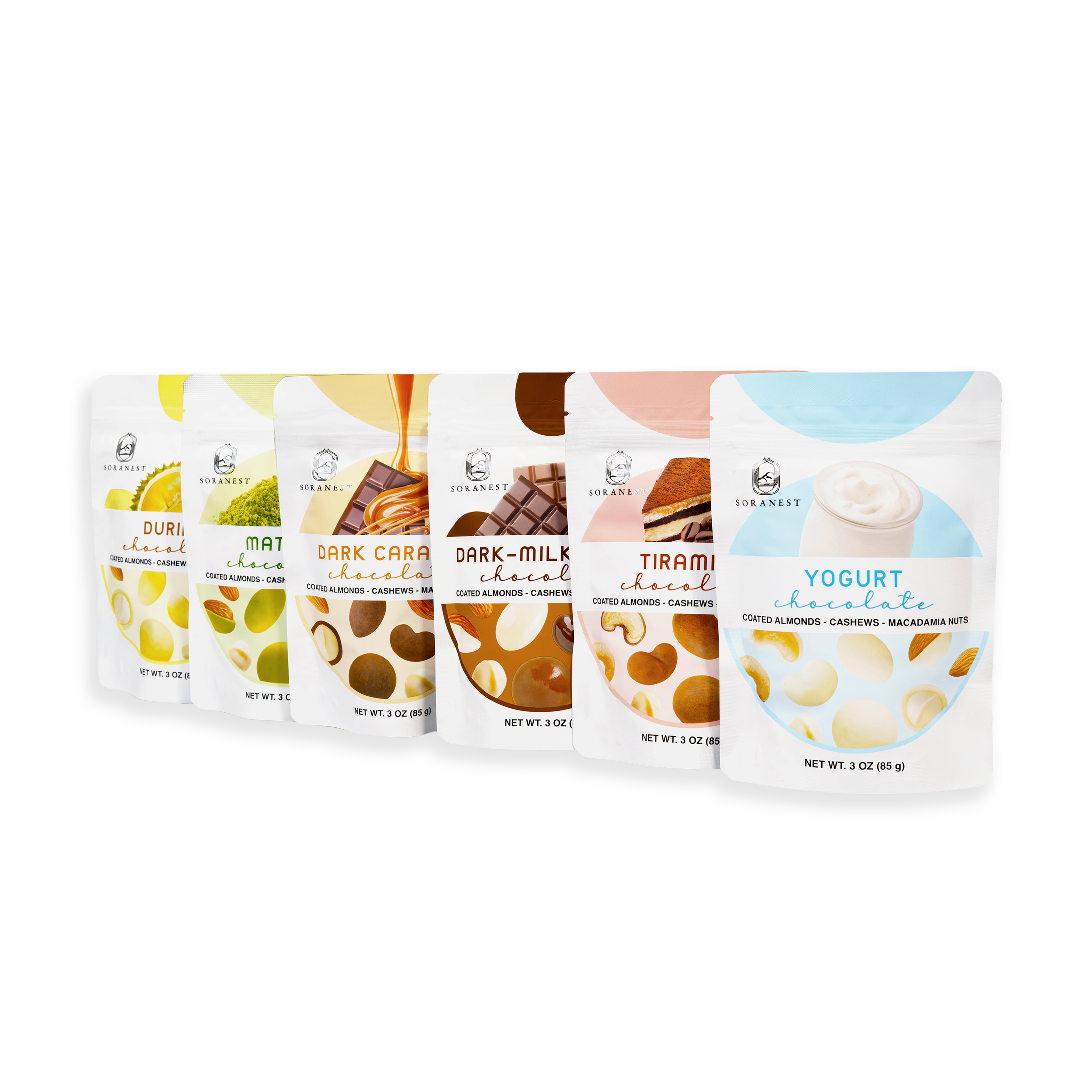 Tiramisu Chocolate-Coated Premium Nuts 85g | SORANEST