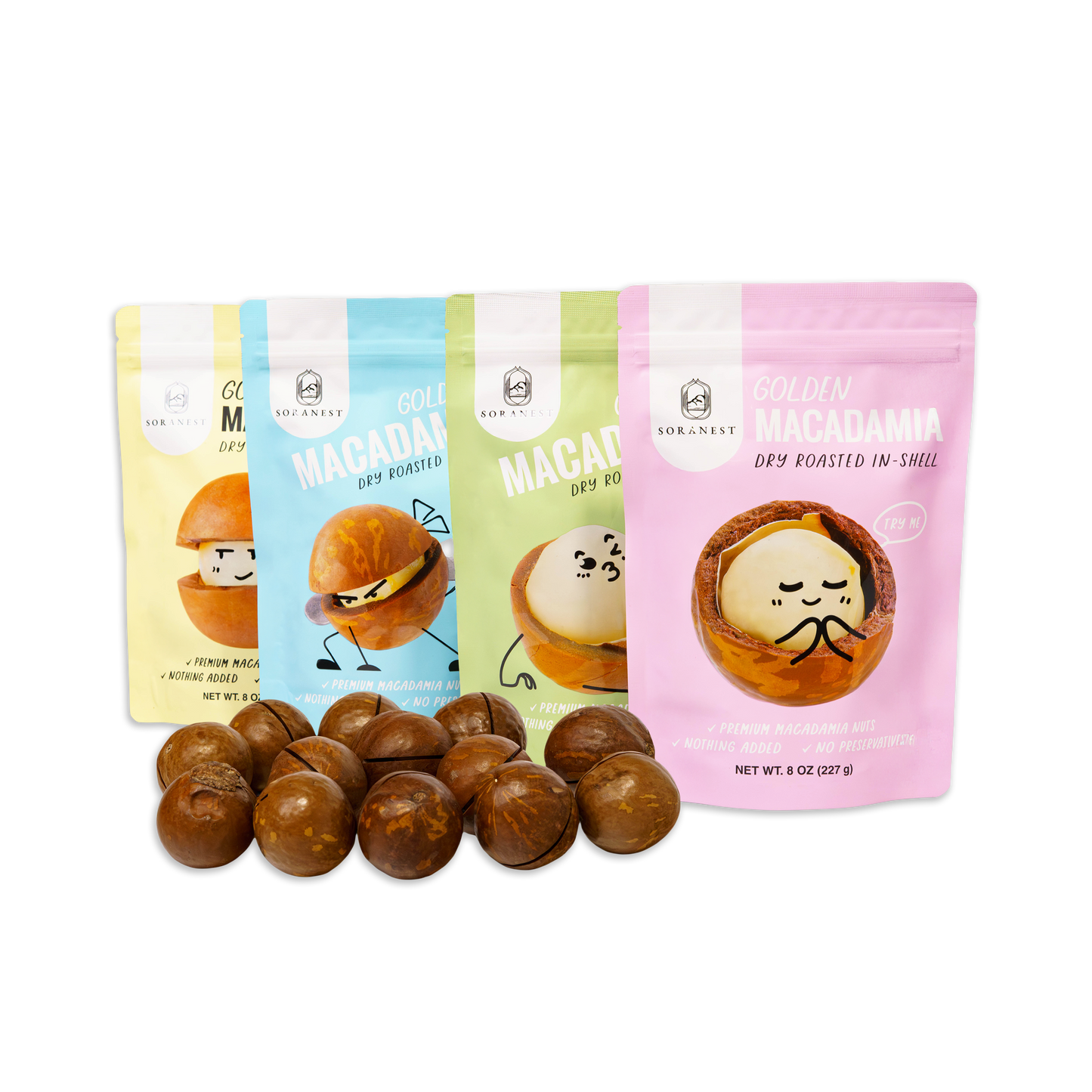 Golden Macadamia Nuts